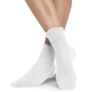 Hanes Womens ComfortSoft Cuff Socks