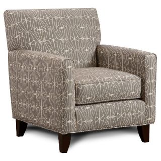 Furniture Of America Janey Contemporary Style Chair   Crystal Pattern