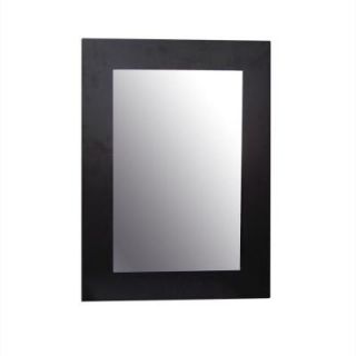 Elegant Home Fashions Chatham 25 7/8 in. x 19 in. Framed Wall Mirror in Dark Espresso HD16605