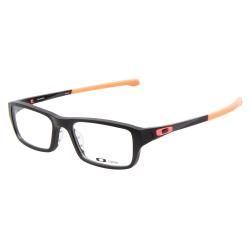 Oakley Chamfer 8039 0751 Black Neon Red Prescription Eyeglasses
