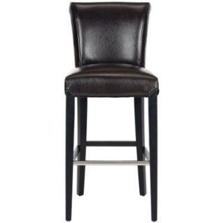 Safavieh Seth 29.3 in. Bar Stool in Brown MCR4510B