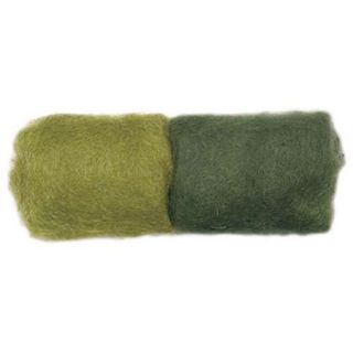 Feltworks Roving .25 Ounces Olive/Dark Olive