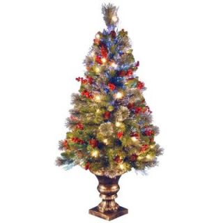 National Tree Company 4 ft. Fiber Optic Crestwood Spruce Artificial Christmas Tree SZCW7 105 40