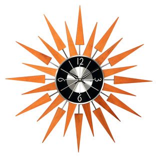 Mid Century Modern Spoke Clock   17139924   Shopping   Great