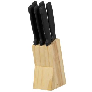 piece Knife Set with Wood Block