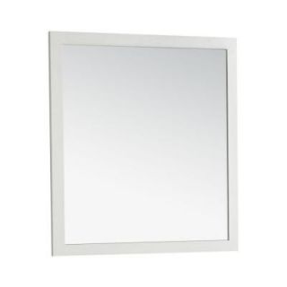 Simpli Home Cape Cod 34 in. L x 32 in. W Wall Mounted Decor Vanity Mirror in Soft White 4AXCVCCW 3234M