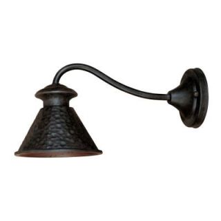 World Imports Dark Sky Collection 6 in. 1 Light Outdoor Wall Mount in Bronze WI900289