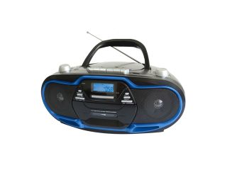Supersonic Portable /CD Player with USB/AUX Inputs, Cassette Recorder & AM/FM Radio