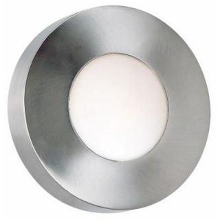 Kenroy Home Burst Polished Aluminum Small Round Wall Sconce 72823PA