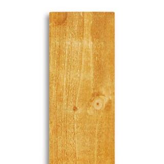 5/8 in. x 5 1/2 in. x 5 ft. Gold Stained Fir Flat Top Fence Picket 710 091