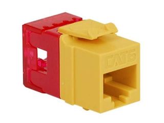 MODULE, CAT 6, HD, YELLOW