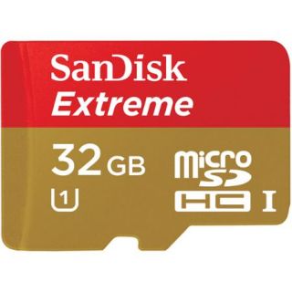 SanDisk 32GB Extreme microSDHC UHS I Memory Card