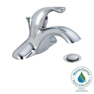 Delta Commercial 4 in. Centerset Single Handle Low Arc Bathroom Faucet in Chrome 520LF HDFWW