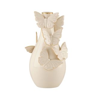 Lenox Flutter 7 inch Sculpted Butterflies Bud Vase