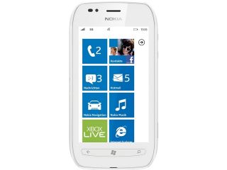 Nokia Lumia 710 RM 803 8GB 3G White 8GB Unlocked GSM Windows 7.5 OS Cell Phone 3.7" 512MB RAM