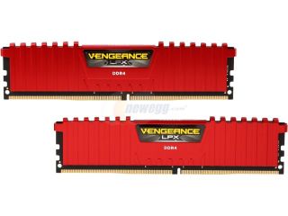 CORSAIR Vengeance LPX 16GB (4 x 4GB) 288 Pin DDR4 SDRAM DDR4 2666 (PC4 21300) memory kit for DDR4 Systems Model CMK16GX4M4A2666C16B