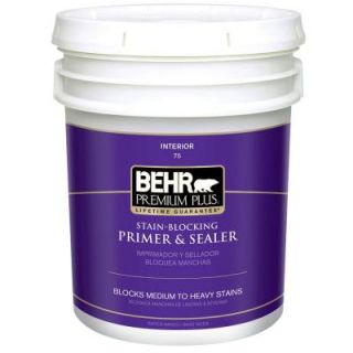 BEHR Premium Plus 5 gal. Interior All in One Primer and Sealer 07505