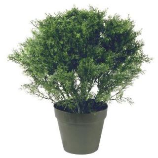 National Tree Company 20 in. Global Juniper Artificial Tree in Dark Green Round Growers Pot LCB4 20
