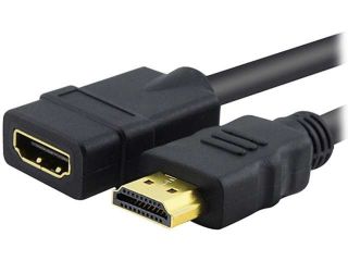 Insten 1044429 3 ft. High Speed HDMI Cable M/F Extension M F for Xbox 360