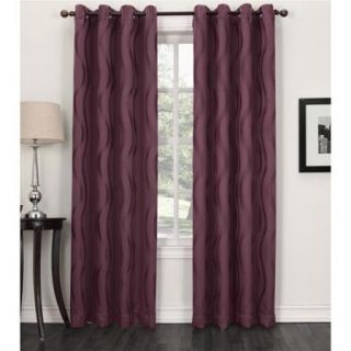 Sun Zero Aubry Blackout Grommet Curtain Panel Shiraz 63 inch