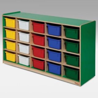Wood Designs 20 Bin Color Storage