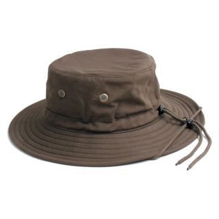 Sloggers Mens Dark Brown Classic Cotton Hat   Gardening Apparel
