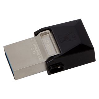 Kingston 32GB DataTraveler microDuo USB 3.0 On The Go Flash Drive
