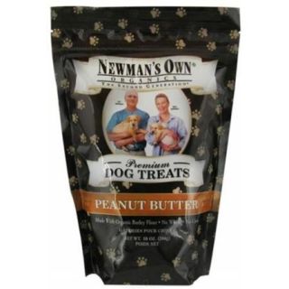 Newman's Own Organics Dog Treats, Medium Large Size, Peanut Butter, 10 ounce