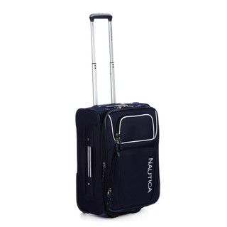 Nautica Steward Navy / White 21 inch Expandable Carry on Upright