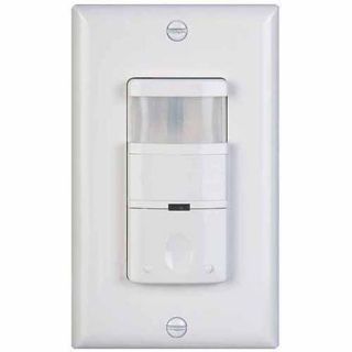 NICOR Occupancy/Vacancy Passive Infrared Motion Sensor Wall Switch, 120 277V