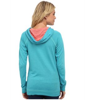 Rock And Roll Cowgirl Long Sleeve Pullover Hoodie 48h4268 Bright Turquoise
