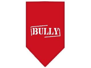 Mirage Pet Products 66 22 LGRD Bully Screen Print Bandana Red Large