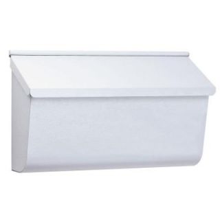 Gibraltar Mailboxes Woodlands Wall Mount Mailbox, White L4009WW0