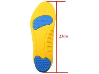 Memory Foam Insole Comfortable PU Insole Cushioning Basketball Sports Insoles, 26.3cm length, Size 5.5 6.5