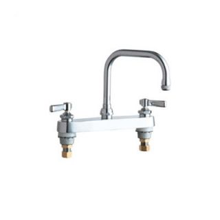 527 Deck Mount Double Handle Centerset Kitchen Faucet with Lever