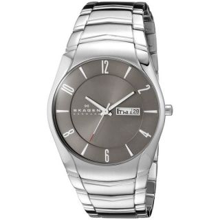 Skagen Mens Black Label 531XLSXM1 Silver Stainless Steel Quartz Watch