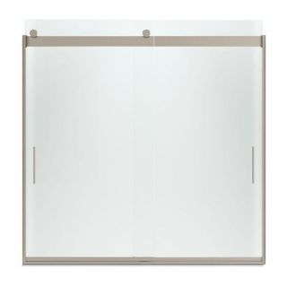 Levity 59 5/8 inches W x 59 3/4 inches H Frameless Bypass Tub/Shower