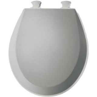 BEMIS Lift Off Round Closed Front Toilet Seat in Silver 500EC 162