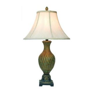 OK LIGHTING 29 in. Antique Brass Table Lamp OK 4191T