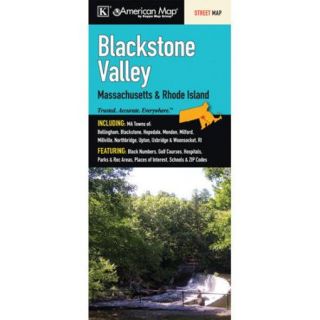 Universal Map Blackstone Valley Massachusetts Fold Map
