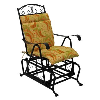 Blazing Needles Outdoor Glider Chair Cushion   Outdoor Cushions