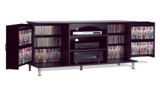 Prepac 60 Inch Black Plasma TV Console   TV Stands