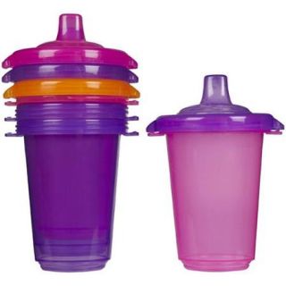 Munchkin 1 Ounce Re usable Twist Tight Spill Proof Cup   4 Pack/Girl