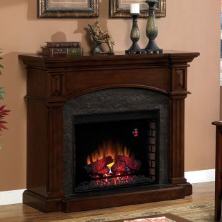 Classic Flame Toledo Wall Mantel Electric Fireplace   Premium Cocoa   Fireplaces