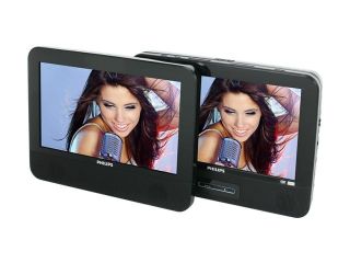 PHILIPS PD9012/37 9" Dual Widescreen Portable Car DVD Player