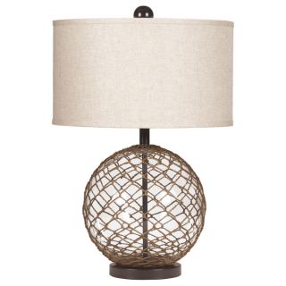 Signature Designs by Ashley Regina Clear/ Brown Glass Table Lamp (Pack