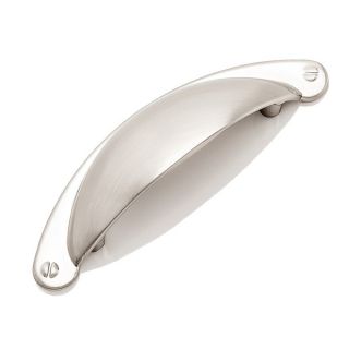 Southern Hills 6.25 inch Satin Nickel Cabinet Drawer Cup Pull (Pack of