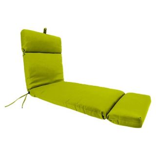 Jordan French Edge Chaise Lounge Cushion   Lime Zest