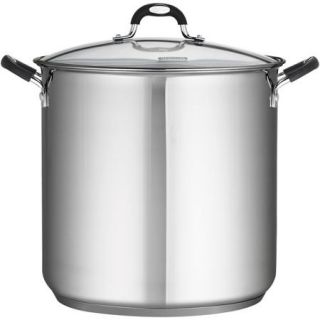 Tramontina 18/10 Stainless Steel 22 Quart Covered Stockpot