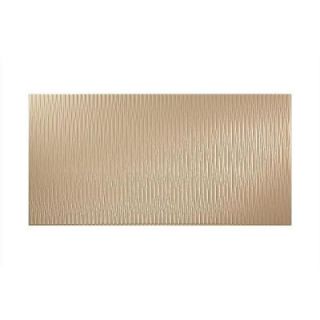 Fasade Dunes Vertical 96 in. x 48 in. Decorative Wall Panel in Bisque S67 38
